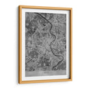Mapa vintage gris de Koln Alemania - Rosana Laiz Blursbyai | Cuadro decorativo de Canvas Lab