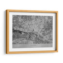 Mapa vintage gris de Hamburg Alemania - Rosana Laiz Blursbyai | Cuadro decorativo de Canvas Lab