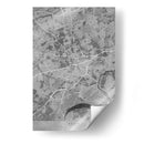 Mapa vintage gris de Essen Alemania - Rosana Laiz Blursbyai | Cuadro decorativo de Canvas Lab