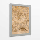 Mapa vintage sepia de Essen Alemania - Rosana Laiz Blursbyai | Cuadro decorativo de Canvas Lab
