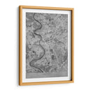 Mapa vintage gris de Duisburg Alemania - Rosana Laiz Blursbyai | Cuadro decorativo de Canvas Lab
