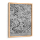 Mapa vintage gris de Duisburg Alemania - Rosana Laiz Blursbyai | Cuadro decorativo de Canvas Lab