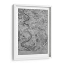 Mapa vintage gris de Duisburg Alemania - Rosana Laiz Blursbyai | Cuadro decorativo de Canvas Lab