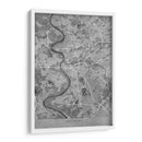 Mapa vintage gris de Duisburg Alemania - Rosana Laiz Blursbyai | Cuadro decorativo de Canvas Lab