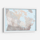 Mapa detallado de Canadá Lincoln - Rosana Laiz Blursbyai | Cuadro decorativo de Canvas Lab