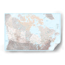 Mapa detallado de Canadá Lincoln - Rosana Laiz Blursbyai | Cuadro decorativo de Canvas Lab
