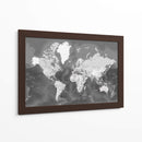 Mapa mundial detallado con ciudades Patwin - Rosana Laiz Blursbyai | Cuadro decorativo de Canvas Lab
