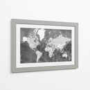 Mapa mundial detallado con ciudades Patwin - Rosana Laiz Blursbyai | Cuadro decorativo de Canvas Lab
