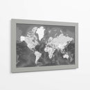 Mapa mundial detallado con ciudades Patwin - Rosana Laiz Blursbyai | Cuadro decorativo de Canvas Lab