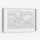 Mapa mundial detallado con ciudades neutrales Maeli - Rosana Laiz Blursbyai | Cuadro decorativo de Canvas Lab