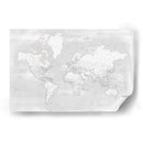 Mapa mundial detallado con ciudades neutrales Maeli - Rosana Laiz Blursbyai | Cuadro decorativo de Canvas Lab