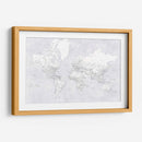 Mapa mundial detallado con ciudades Siv - Rosana Laiz Blursbyai | Cuadro decorativo de Canvas Lab