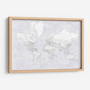 Mapa mundial detallado con ciudades Siv - Rosana Laiz Blursbyai | Cuadro decorativo de Canvas Lab