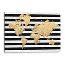 Mapa mundial detallado con ciudades Harper - Rosana Laiz Blursbyai | Cuadro decorativo de Canvas Lab