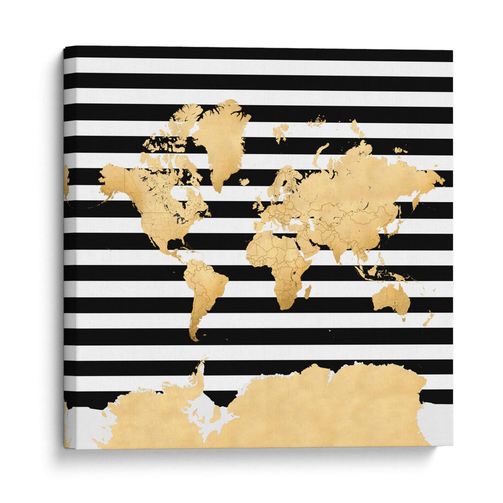 Mapa mundial Harper - Rosana Laiz Blursbyai | Cuadro decorativo de Canvas Lab
