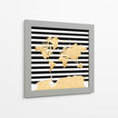 Mapa mundial Harper - Rosana Laiz Blursbyai | Cuadro decorativo de Canvas Lab