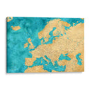 Lexy mapa detallado de Europa - Rosana Laiz Blursbyai | Cuadro decorativo de Canvas Lab