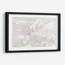 Mapa detallado de Europa Lysander - Rosana Laiz Blursbyai | Cuadro decorativo de Canvas Lab