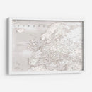 Mapa detallado de Europa Lysander - Rosana Laiz Blursbyai | Cuadro decorativo de Canvas Lab