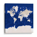 Mapa mundial Kameryn - Rosana Laiz Blursbyai | Cuadro decorativo de Canvas Lab