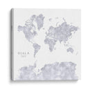 Mapa mundial Ojalá - Rosana Laiz Blursbyai | Cuadro decorativo de Canvas Lab