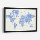 Mapa mundial de alto detalle Parlan - Rosana Laiz Blursbyai | Cuadro decorativo de Canvas Lab