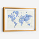 Mapa mundial de alto detalle Parlan - Rosana Laiz Blursbyai | Cuadro decorativo de Canvas Lab