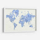 Mapa mundial de alto detalle Parlan - Rosana Laiz Blursbyai | Cuadro decorativo de Canvas Lab