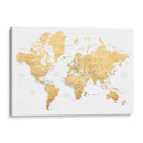 Mapa mundial en español Rossie - Rosana Laiz Blursbyai | Cuadro decorativo de Canvas Lab