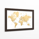 Mapa mundial en español Rossie - Rosana Laiz Blursbyai | Cuadro decorativo de Canvas Lab