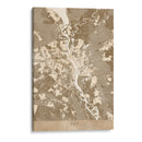 Mapa sepia de Kiev (antes de la guerra) - Rosana Laiz Blursbyai | Cuadro decorativo de Canvas Lab