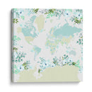 Mapa mundial con vegetación Marie - Rosana Laiz Blursbyai | Cuadro decorativo de Canvas Lab