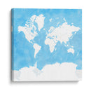 Mapa mundial Naolín - Rosana Laiz Blursbyai | Cuadro decorativo de Canvas Lab