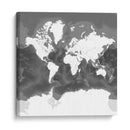 Mapa mundial Olson - Rosana Laiz Blursbyai | Cuadro decorativo de Canvas Lab