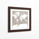 Mapa mundial Orien - Rosana Laiz Blursbyai | Cuadro decorativo de Canvas Lab
