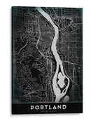 PORTLAND, Negro - StudioSix | Cuadro decorativo de Canvas Lab