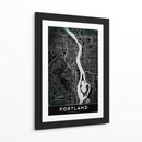 PORTLAND, Negro - StudioSix | Cuadro decorativo de Canvas Lab
