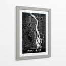 PORTLAND, Negro - StudioSix | Cuadro decorativo de Canvas Lab