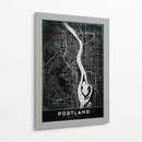 PORTLAND, Negro - StudioSix | Cuadro decorativo de Canvas Lab