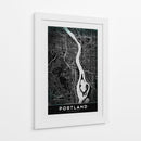 PORTLAND, Negro - StudioSix | Cuadro decorativo de Canvas Lab