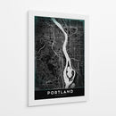 PORTLAND, Negro - StudioSix | Cuadro decorativo de Canvas Lab