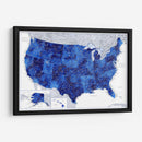 Mapa muy detallado de los Estados Unidos Gulzar - Rosana Laiz Blursbyai | Cuadro decorativo de Canvas Lab