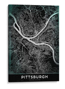 PITTSBURGH, Negro - StudioSix | Cuadro decorativo de Canvas Lab