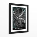 PITTSBURGH, Negro - StudioSix | Cuadro decorativo de Canvas Lab