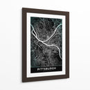 PITTSBURGH, Negro - StudioSix | Cuadro decorativo de Canvas Lab