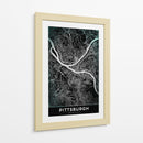 PITTSBURGH, Negro - StudioSix | Cuadro decorativo de Canvas Lab