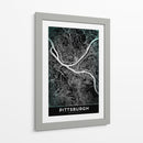 PITTSBURGH, Negro - StudioSix | Cuadro decorativo de Canvas Lab
