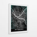 PITTSBURGH, Negro - StudioSix | Cuadro decorativo de Canvas Lab