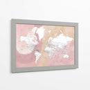Mapa mundial detallado con ciudades Mizn - Rosana Laiz Blursbyai | Cuadro decorativo de Canvas Lab
