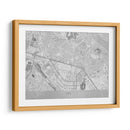 Mapa gris del centro de Kiev (antes de la guerra) - Rosana Laiz Blursbyai | Cuadro decorativo de Canvas Lab